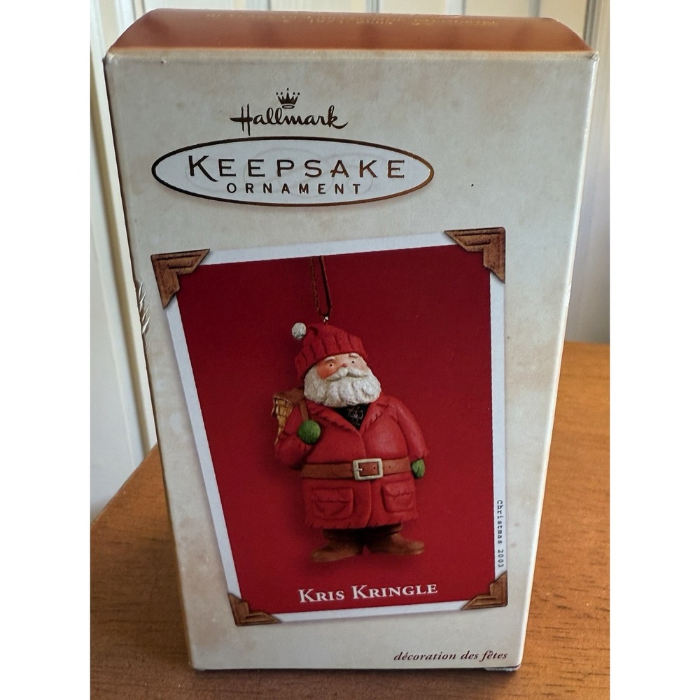 Vintage 2003 Hallmark Keepsake Ornament Kris Kringle